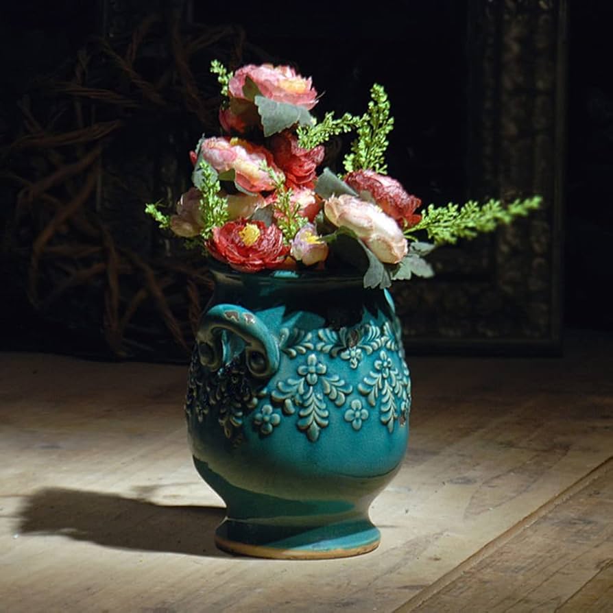 Amazon.com: ZXKYZR8 Victorian Ceramics Planters Glazed Clay