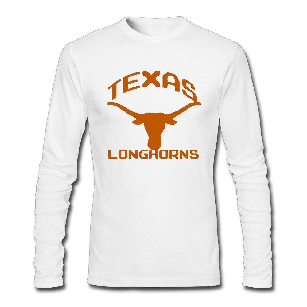Incda68ytujMen's Texas Longhorns 100% Cotton Long Sleeve T-Shirt - Multi -