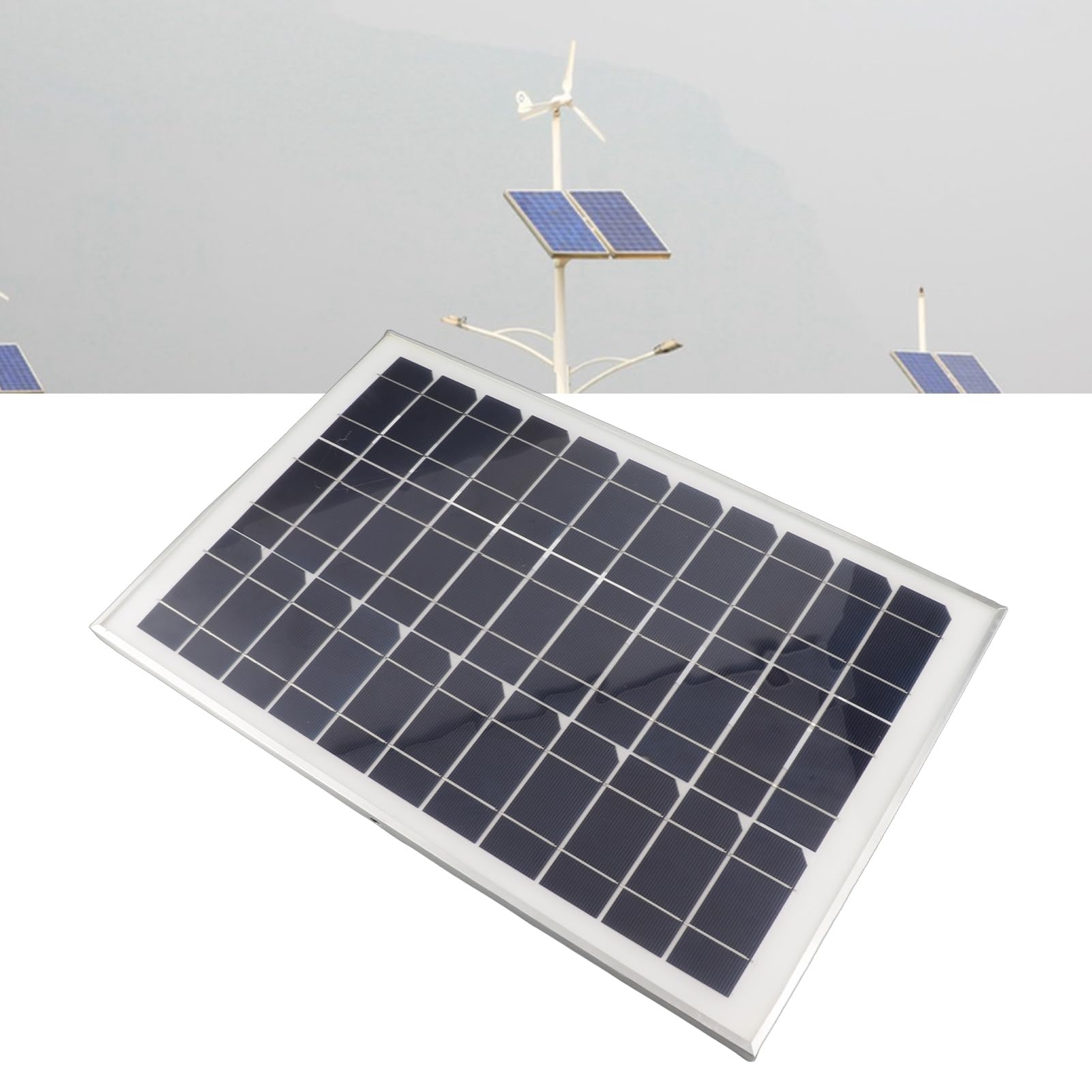 Luocute Panel Solar Monocristalino 100W con Controlador Impermeable 20A, | Solar Module for Car Camping, Boat Battery Charging, 12V 24V System, Portable Design, Outdoor Power