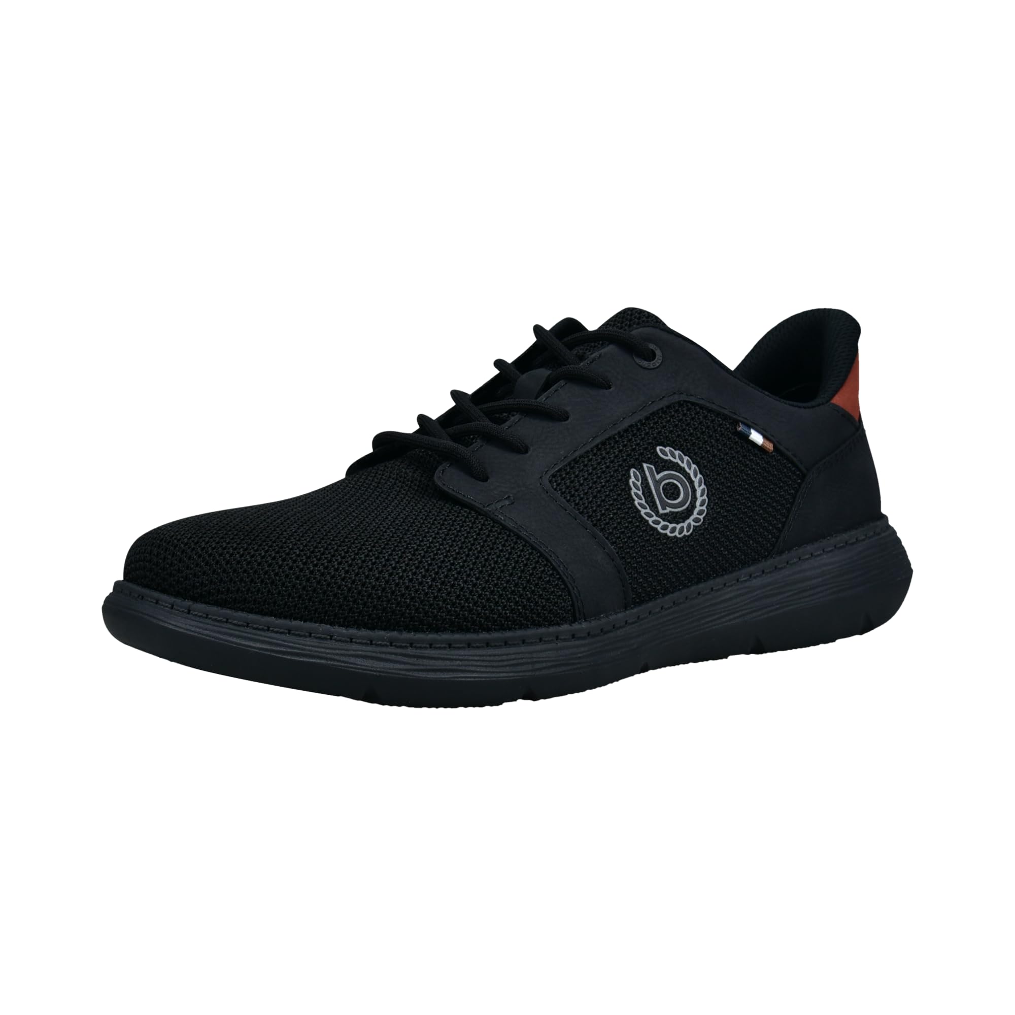 Bugatti Slip-On Sneaker Schwarz Gr. 46 – Lederimitat/Textil