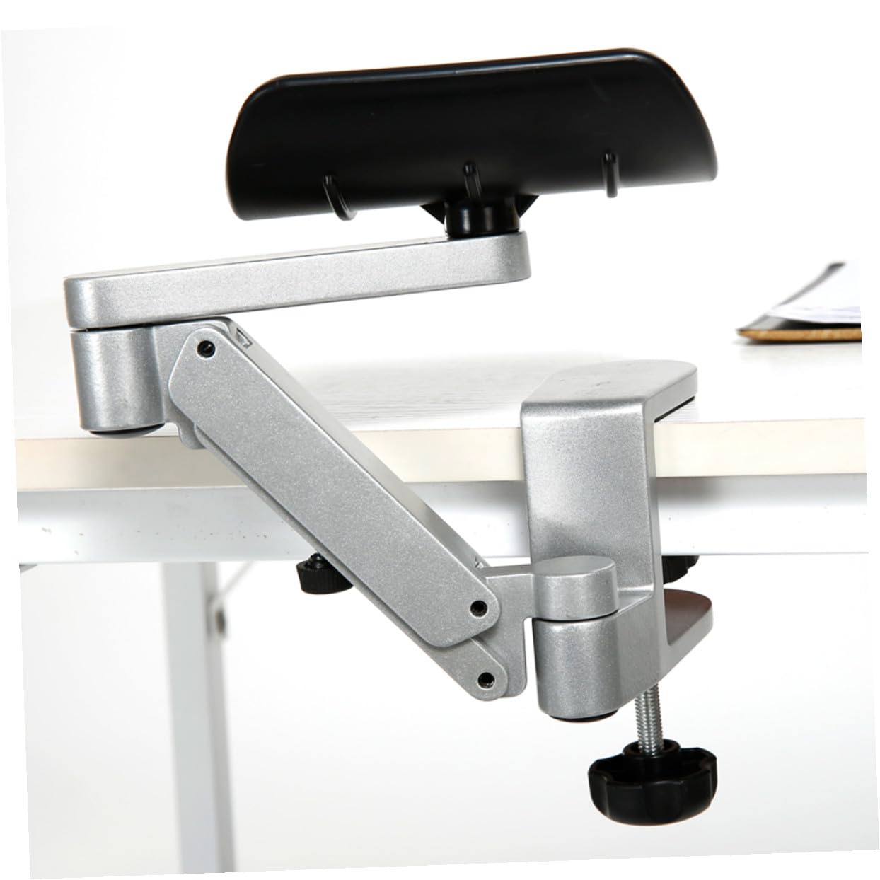 DOITOOL Soporte Ergonómico de Aluminio para Brazo y Muñeca Ajustable Reposabrazos para Ordenador Portátil Consola de Ratón Alivio de Dolor de Hombro Diseño Flexible y Fácil Instalación