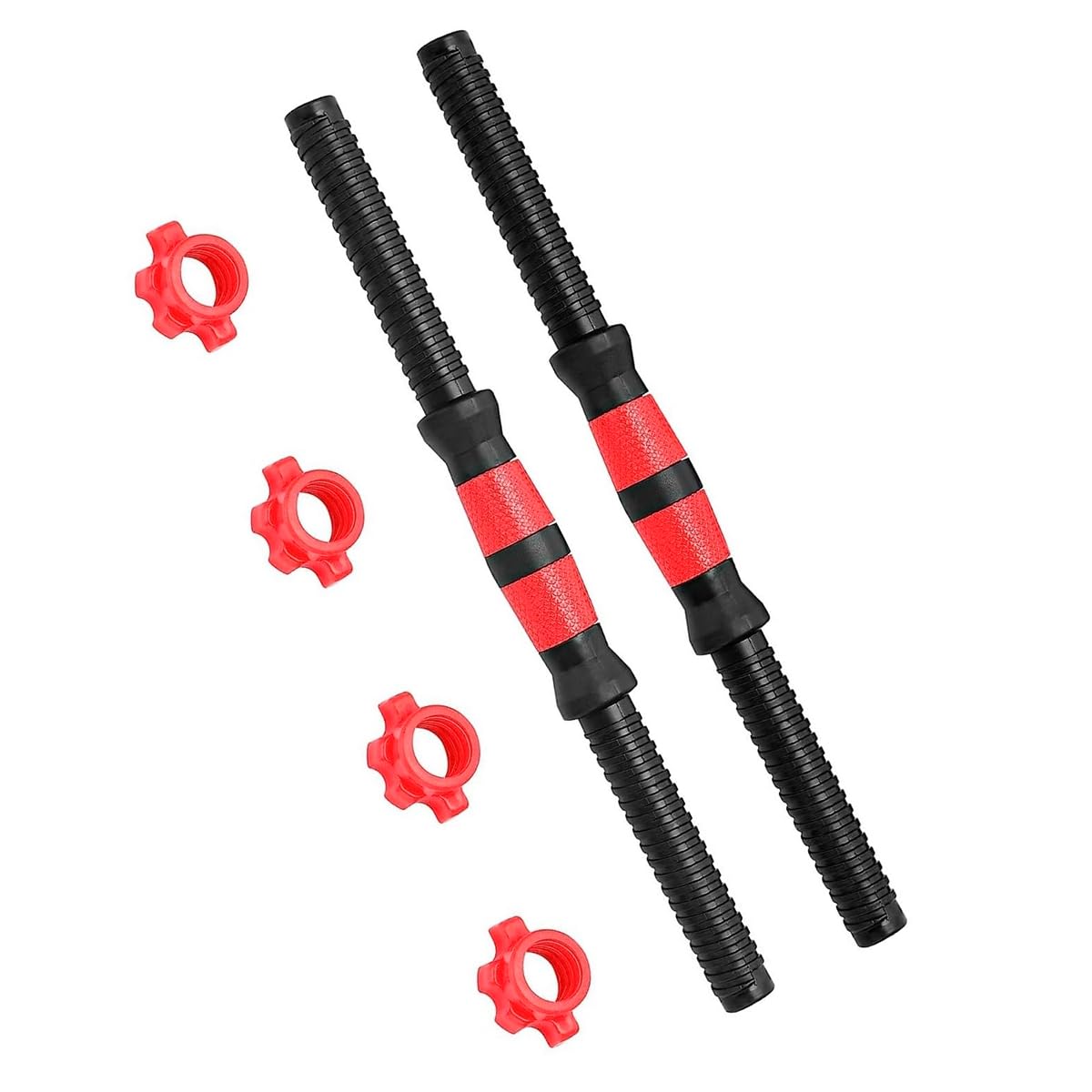 Sarini 2pcs Dumbbell Bars Universal Dumbbell Bars 35cm Strength Training Dumbbell Bars With Collars Dumbbell Accessories For Gym Dumbbell Bars