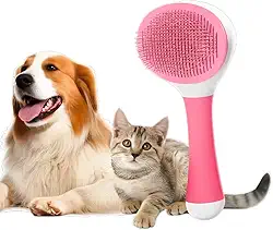 Escova Rasqueadeira Removedora de Pelos Garante Higiene Máxima para Seu Pet (Cães e Gatos), Ideal para Todas as Raças