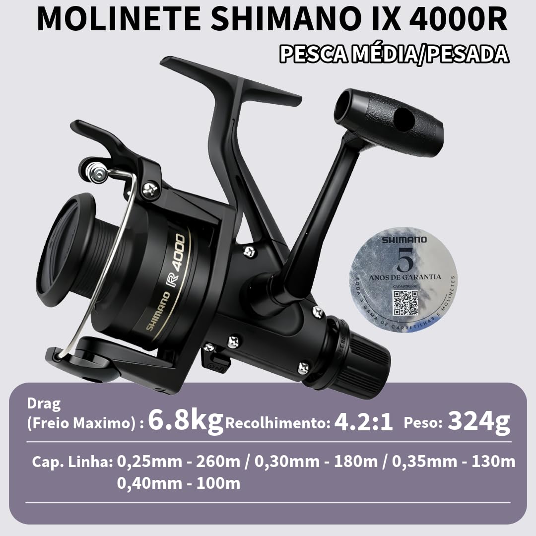 KIT DE PESCA PESCARIA CONJUNTO PROFISSIONAL SHIMANO COMPLETO VARA