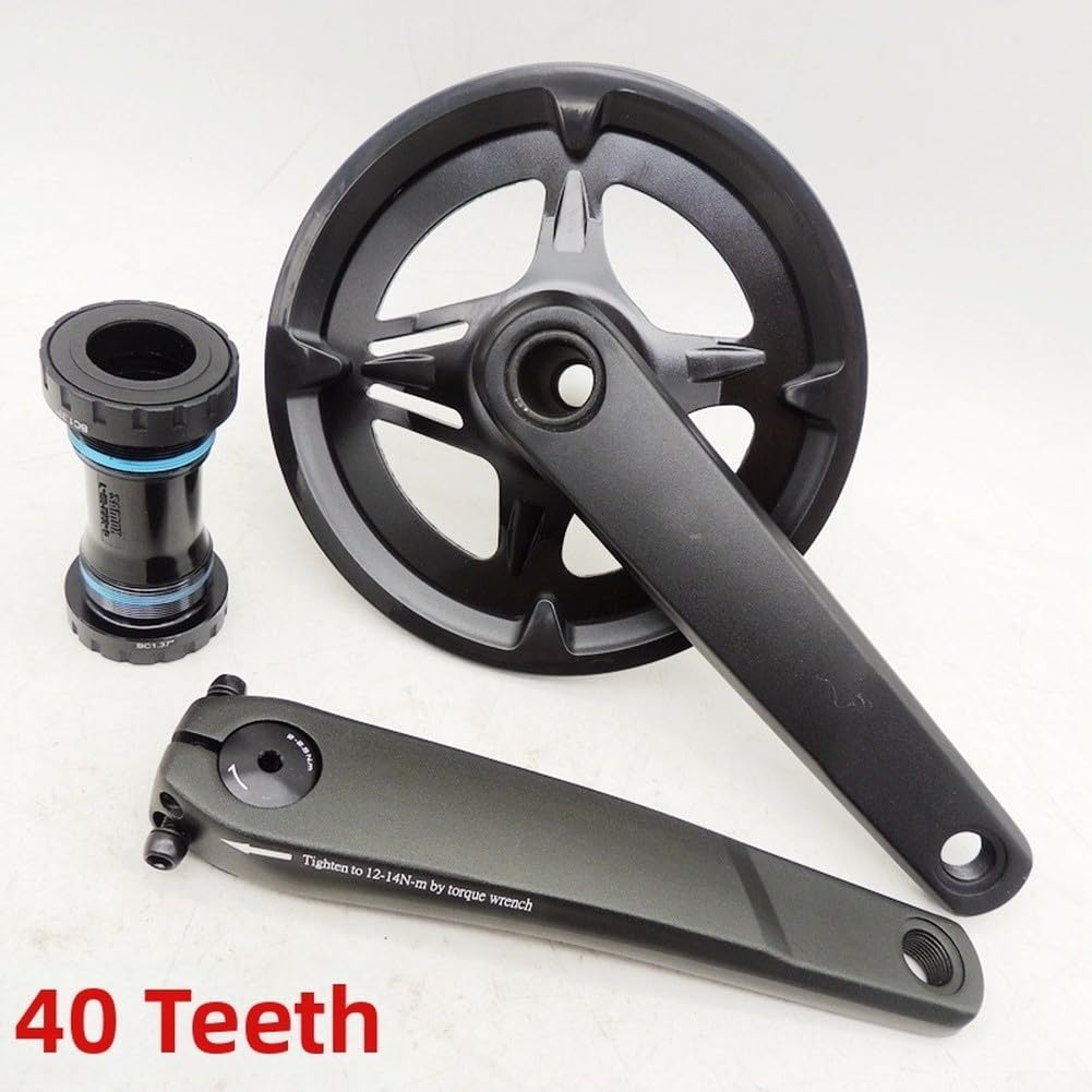 Guarnitura MTB in lega di alluminio, lunghezza 175 mm, corona larga stretta 40T, costruzione cava per mountain bike