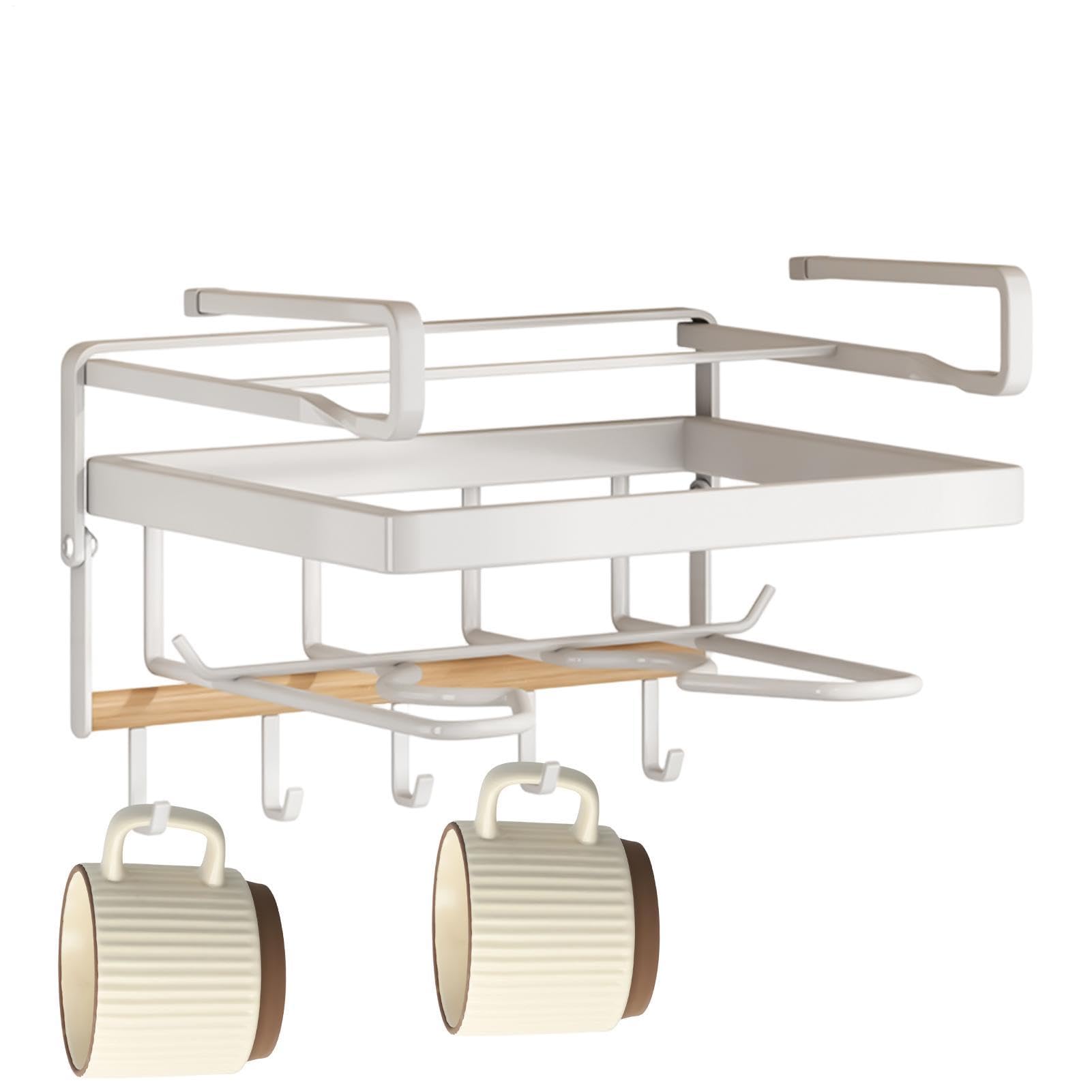 Contenitore Sottopensile In Metallo Resistente | Porta Taglieri Organizer Per Asciugamano, Tagliere, Spatola, Mestolo e Utensili Da Cucina, Casa, Appartamento