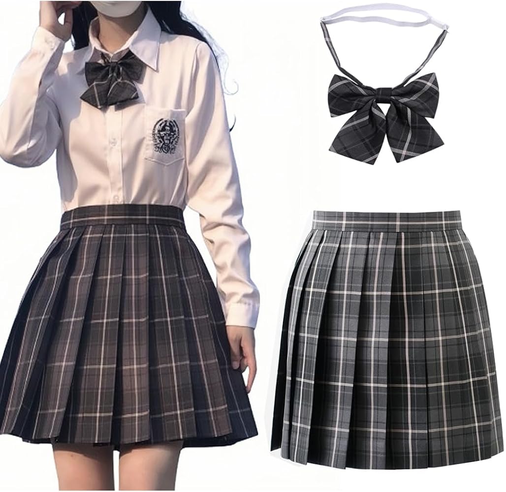 みずひろ 2点チェックツイードスカート、プリーツスカート みずひろ様