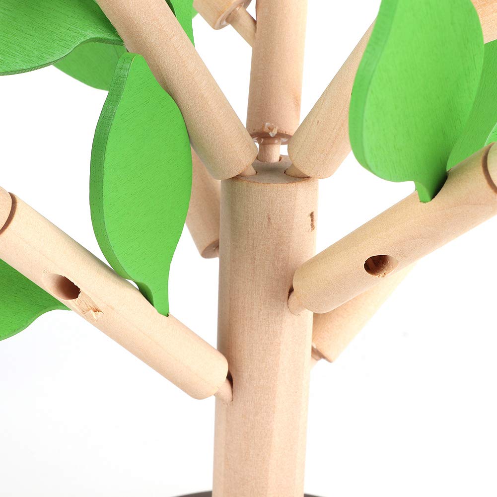 Amazon | 木製ビルディングブロックツリーセット DIY パズル 3D 木製