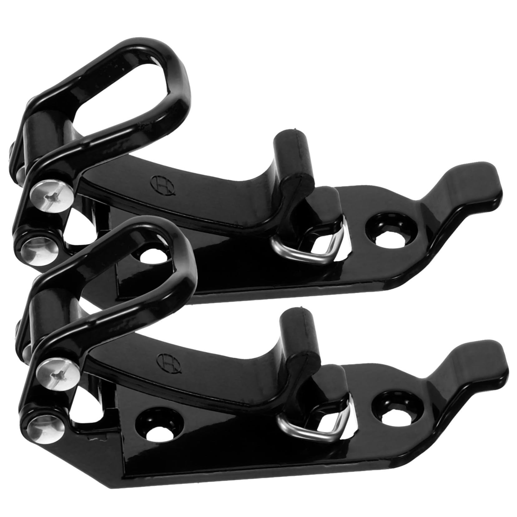 MUCKLILY 5sets 2pcs Car Mounting Rack Clamp Metal Shovel Holder for Roof Rack Sturdy Tool Stability and Stylish Design and Car Accessories for Organizing Workspace 2pcs*5