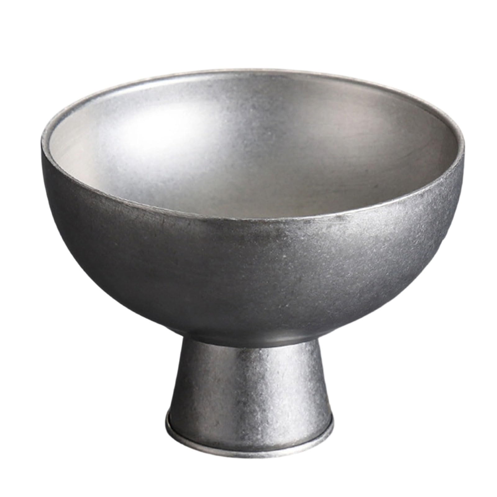 Xinsheinelry Footed Puddings Cup Double Walled Stainless Steel Ice Cream Dessert Serving Bowl for Daily Use and Holiday Parties Supplies Double Walled Dessert Bowl