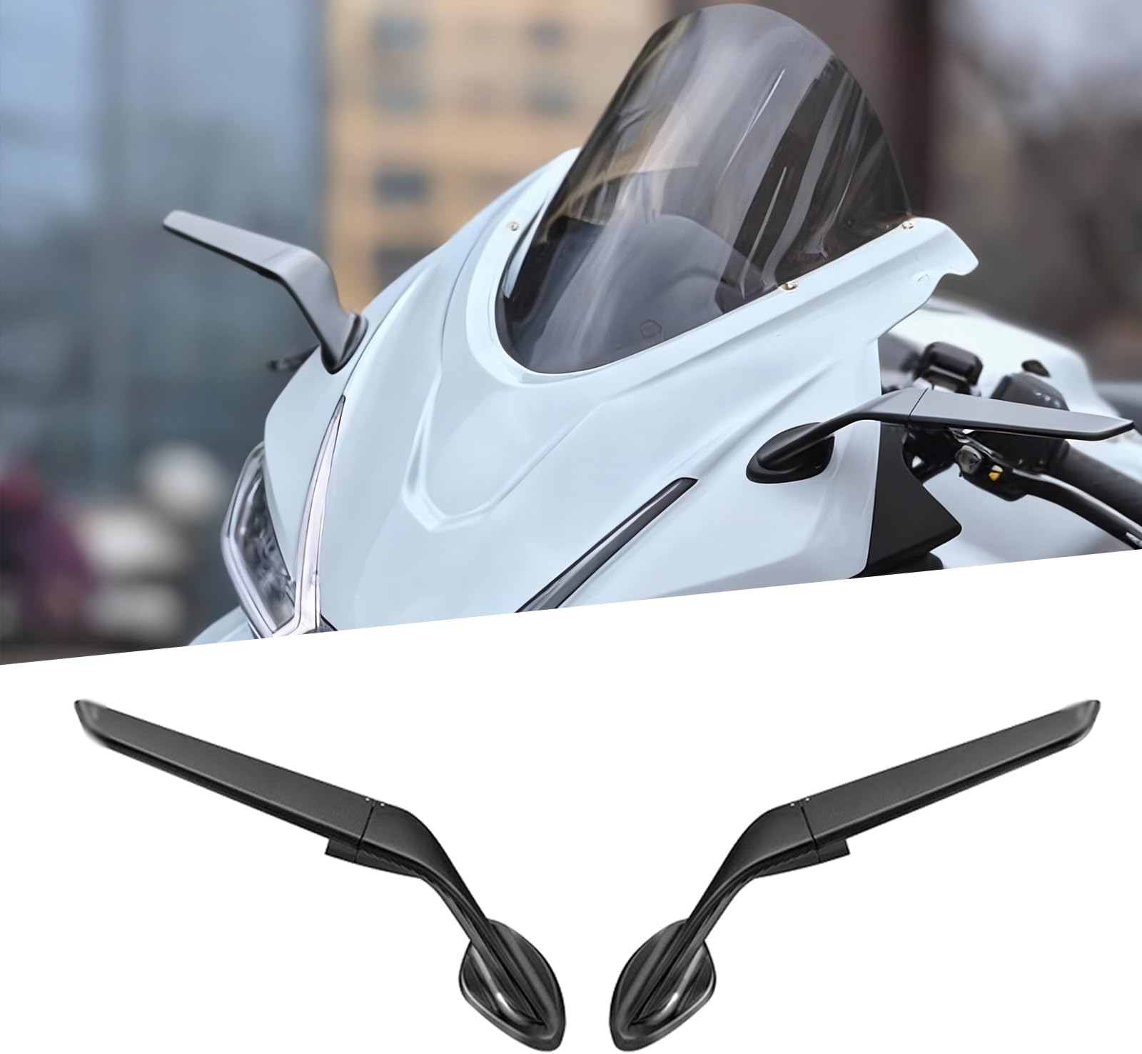 FOR RS457 RS660 RSV4 1100 rs660 rsv4 1100 2024 2023 2022 2021 accessories rearview mirror motorcycle invisible rearview mirror naked rearview mirror sports winglet mirror adjustable mirror