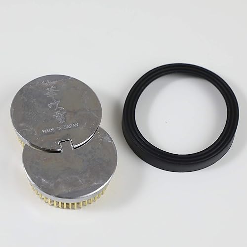 Miniatura 7 de Wazakura Kit de herramientas Ikebana fabricado en Japón, tijeras Ikenobo + soporte para flores Kenzan de sol y luna, juego de arreglos florales