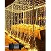 Tenda Luminosa 600 LED 6M X 3M Luci Natale Esterno, 8