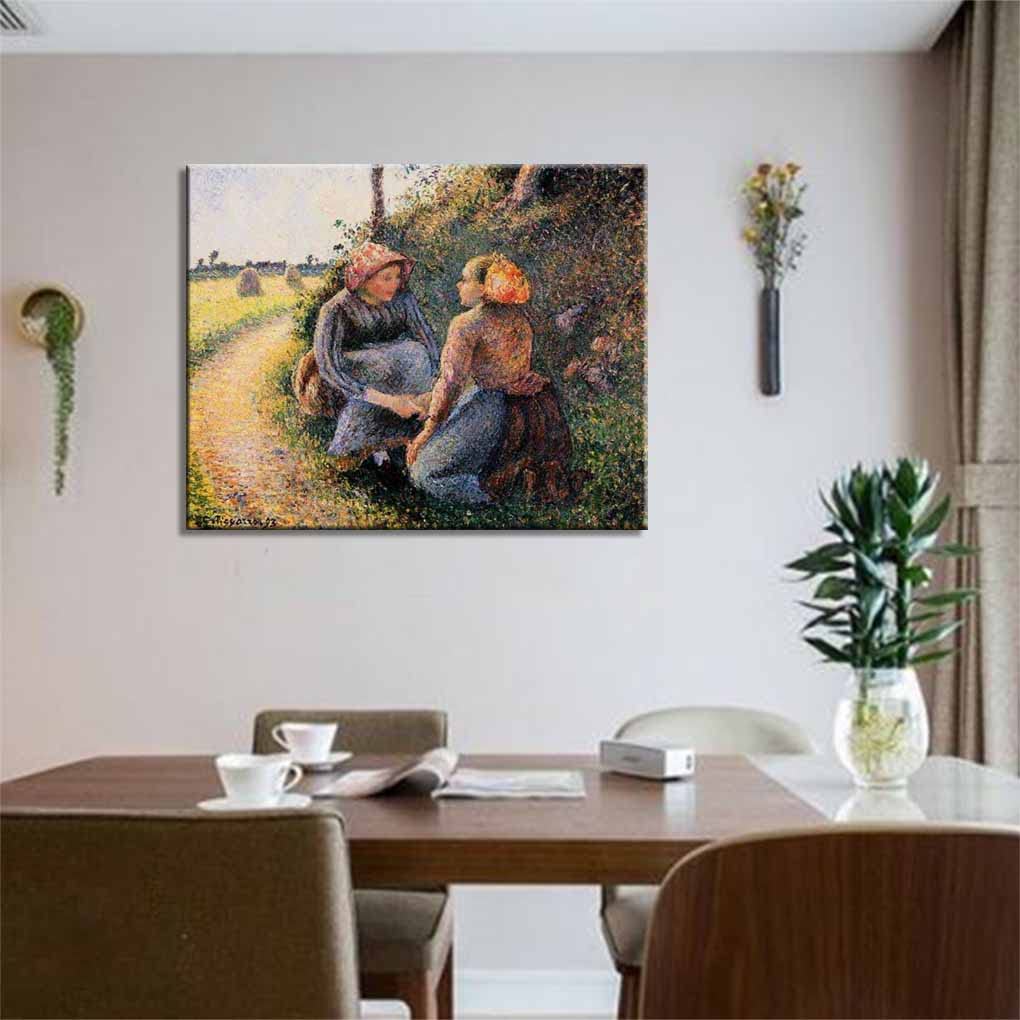 Amazon.co.jp: カミーユ・ピサロ《 17》 壁飾り 飾り絵 玄関