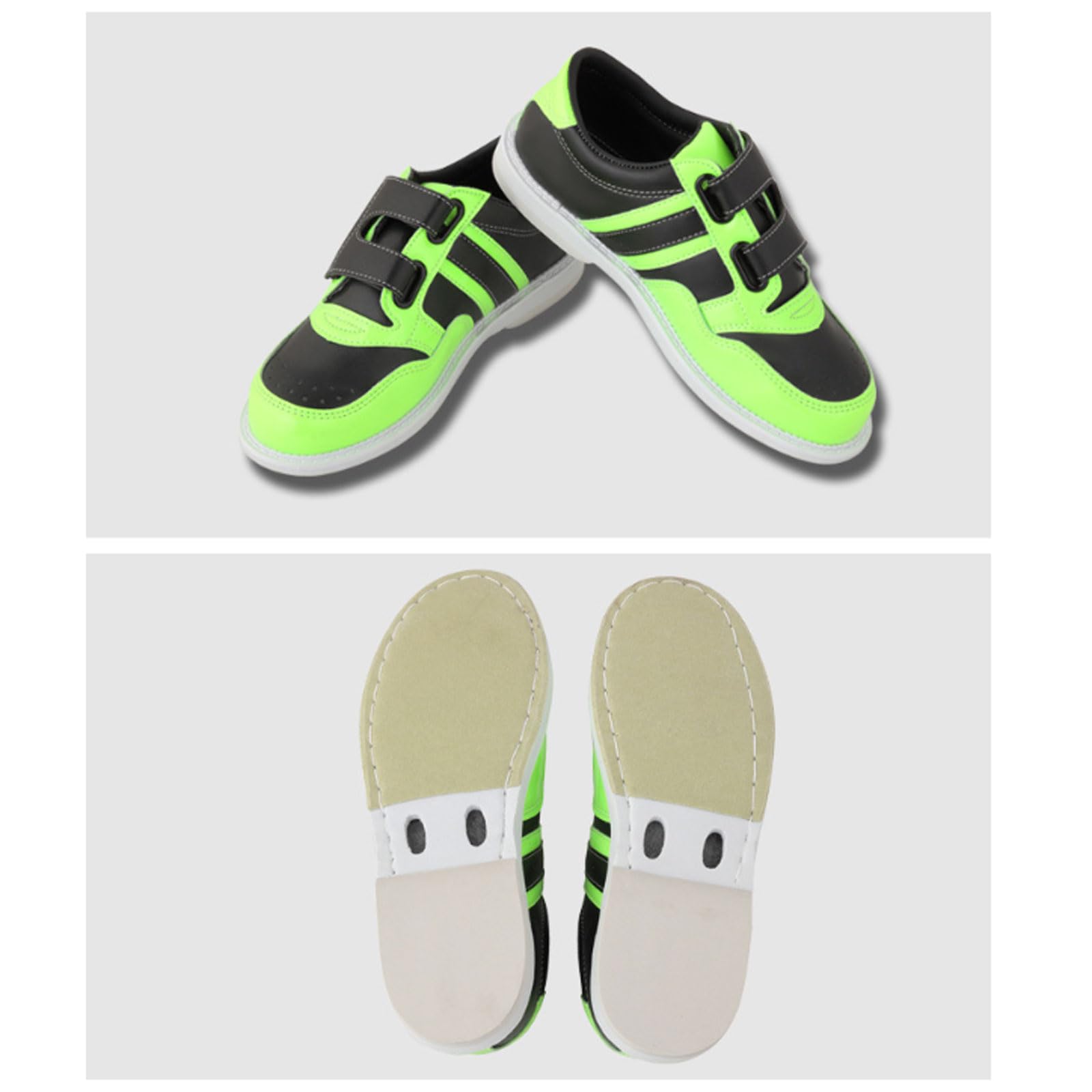 Zapatos De Entrenamiento De Bolos para Césped,Zapato de Bolos Hombres Mujeres Jóvenes,Ligero Antideslizante Zapatillas Deportivas Modernas,para Aficionados y entusiastas Ocasionales.