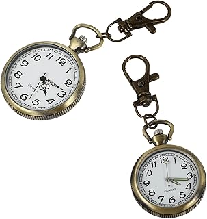 2 Peças Podem Afivelar Relógios De Enfermeira Para Enfermeiras Enfermeira Chaveiro Relógio De Bolso Para Enfermeira Relógio De Bolso Enfermeira Clipe No Relógio Relógios