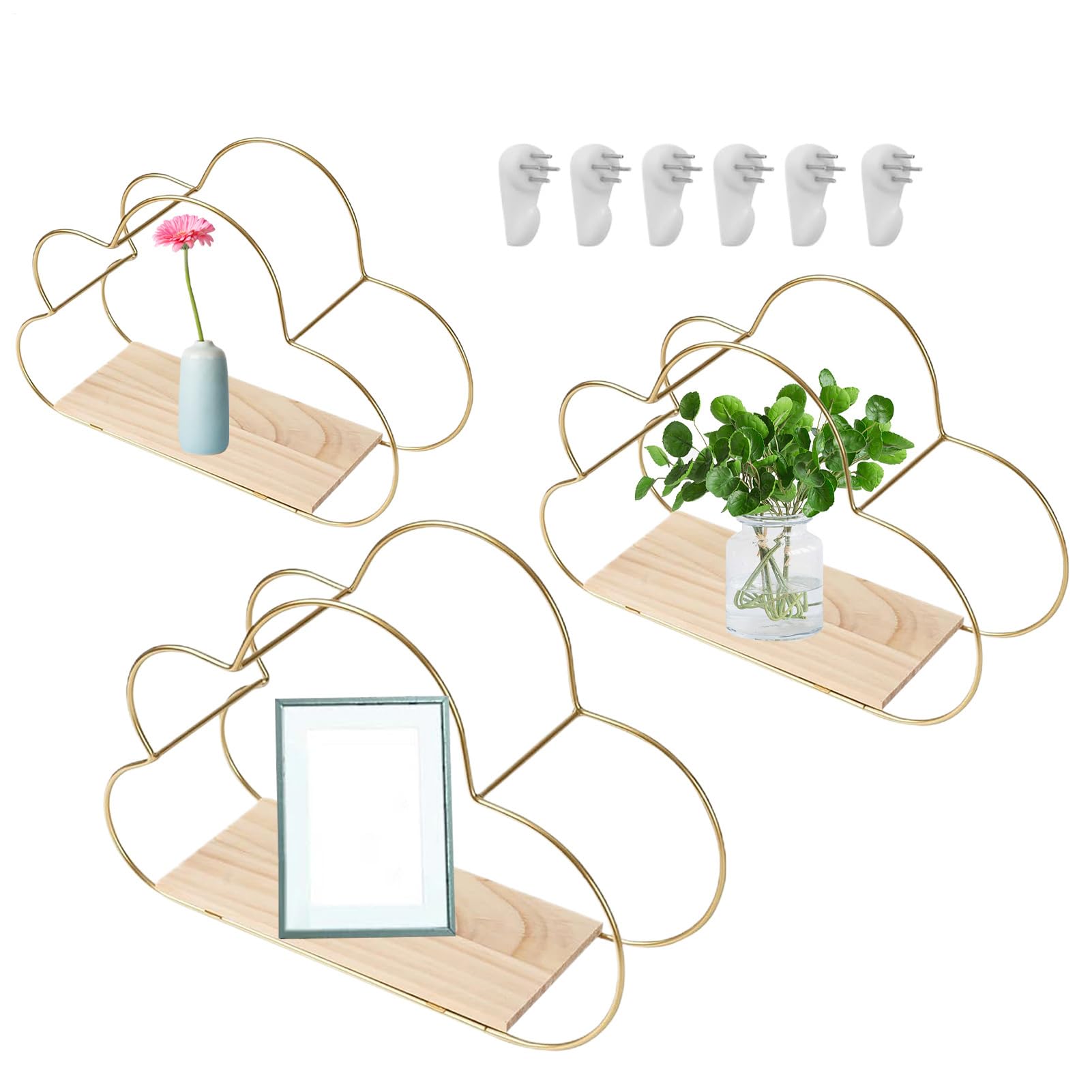Étagère flottante pour décoration de la maison et rangement de chambre