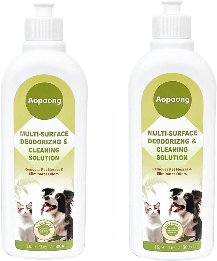 Multi-Surface Floor Cleaning Solution Household Floor Cleaner Care for All Robot Vacuums with Mopping and Cordless Wet/Dry Vacuums (16.9Fl Oz/500ML) 2 bottles Multi-Surface Floor Cleaning Solution Household Floor Cleaner Care for All Robot Vacuums with Mopping and Cordless Wet/Dry Vacuums (16.9Fl Oz/500ML) 2 bottles