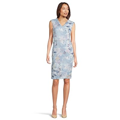 Calvin Klein Scuba Floral Sheath Women