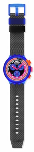 Image of Swatch Big Bold Chrono Unisex Watch Casual Polymer Transparent Quartz Waterproof