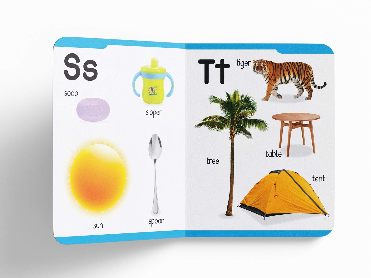 My First Padded Book of Alphabet: Early Learning Board Book for Kids | Learn ABC with Bright and Colorful Pictures | Durable Padded Board Book for Babies, Toddlers & Preschoolers | Ages 0β5 Years 3