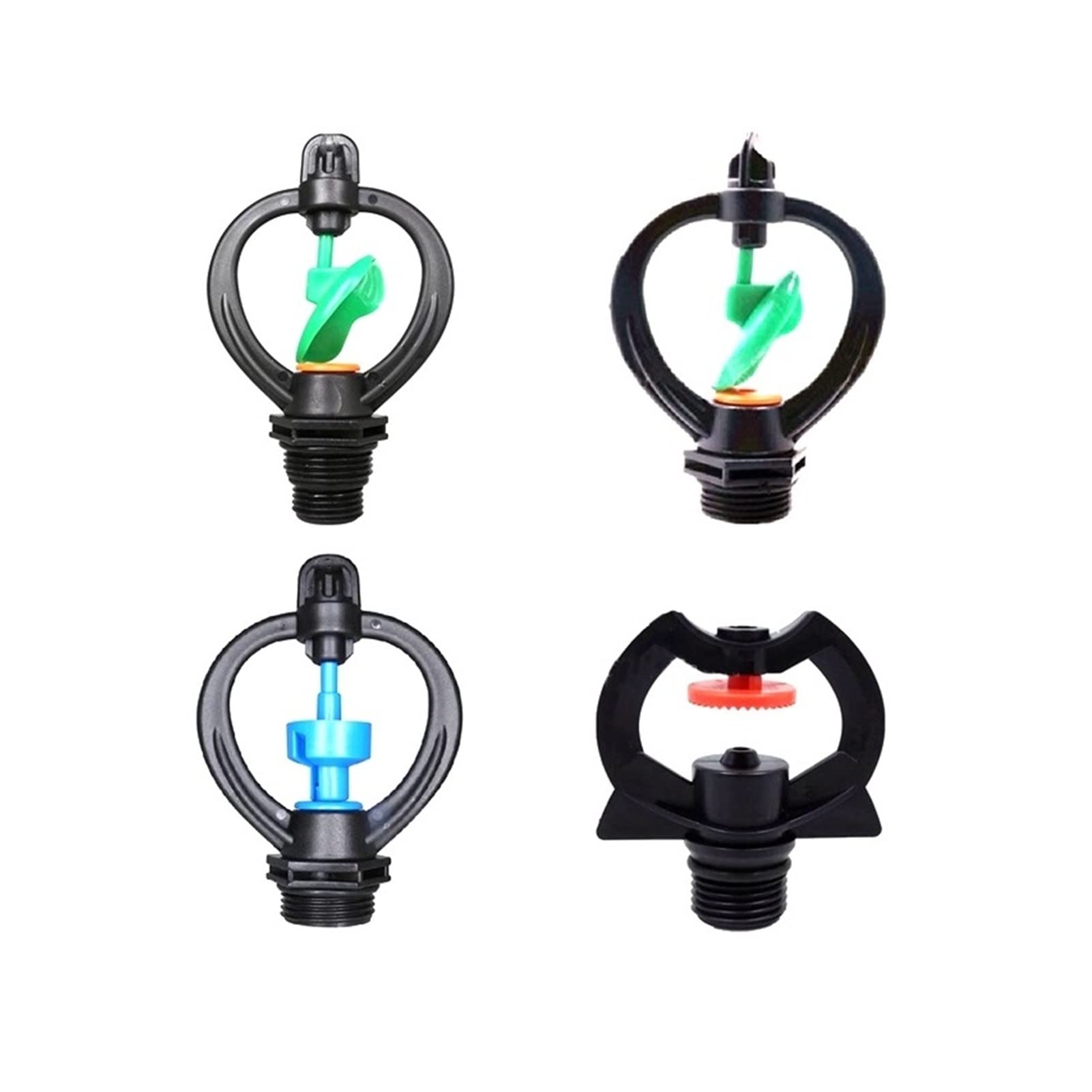 Gocciolatore for irrigazione da Giardinaggio, 15 Pezzi da 1/2 Pollice e 3/4 Pollice, irrigatore a Farfalla for irrigazione del Prato, ugello for Pioggia for Cortile, Fiori, Piante, Vetro