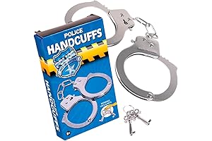 Kids Police Costume Accessories Toy Handcuffs