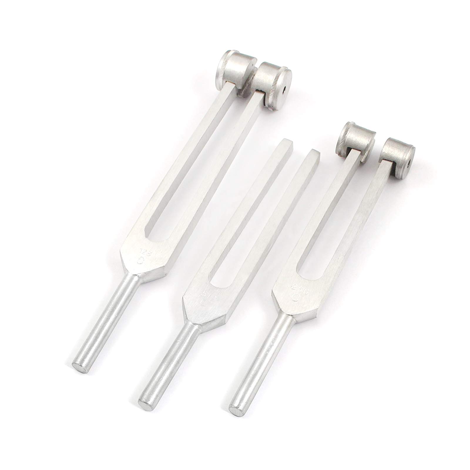Laja Imports Set Of 3 Pcs Aluminum Sensory Tuning Forks C 128 256 512 for Educational Use