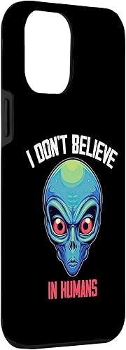Miniatura 3 de iPhone 13 Pro Max I Don't Believe In Humans Scary Alien UFO Space Lovers Case