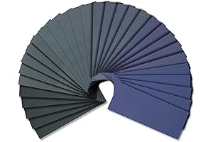 FRIMOONY Wet Dry Sandpaper, 1200 Grit for Automotive Wood Sanding