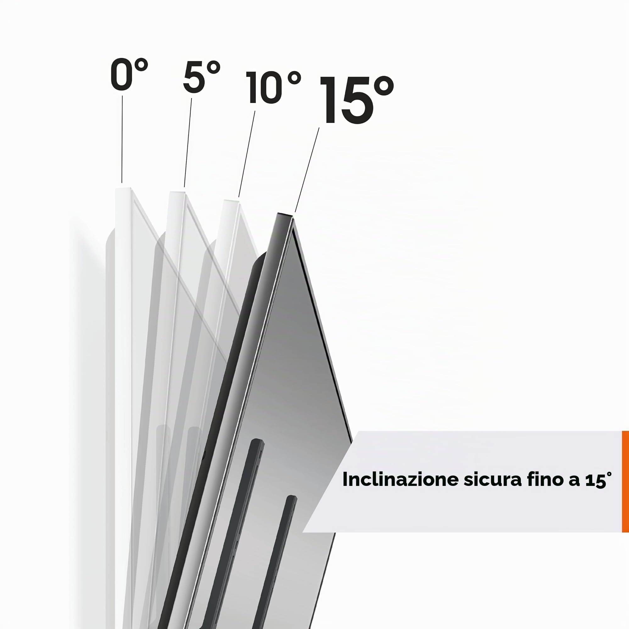 Vogel’s TVM 1615 Supporto TV inclinabile per televisori da 40-77 pollici, Max. 35 kg, Staffa da parete per TV max. VESA 600x400 | Compatibile universalmente, Inclinabile, Certificato TÜV, 35 kg, VESA fino a 600x400, Materiale di montaggio incluso