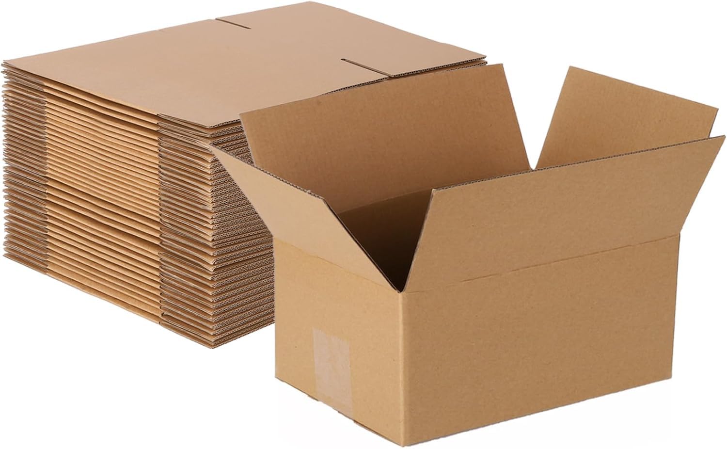 MM WILL CARE Corrugated Box Packing box 9X7X3.5 inch corrugated brown boxes - 3 ply Pack of -100-image-0