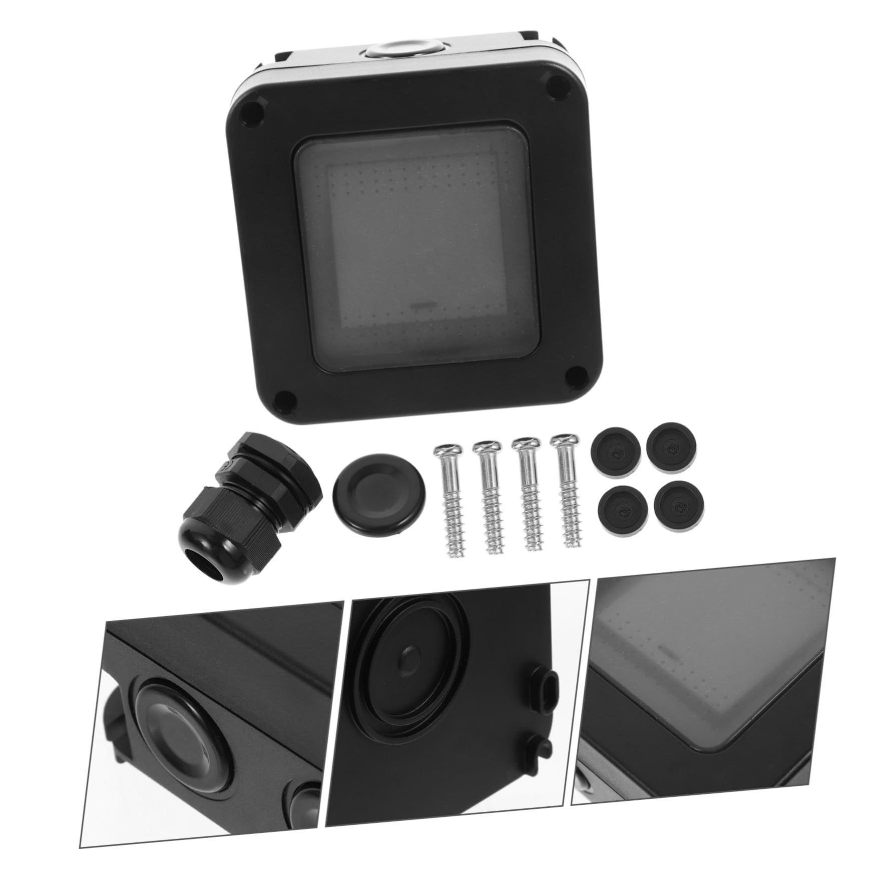 Alipis 5 Set Copertura per Prese Elettriche da Esterno per Interruttori da Muro Design Pratico e Facile Installazione per Giardino e Spazi Esterni
