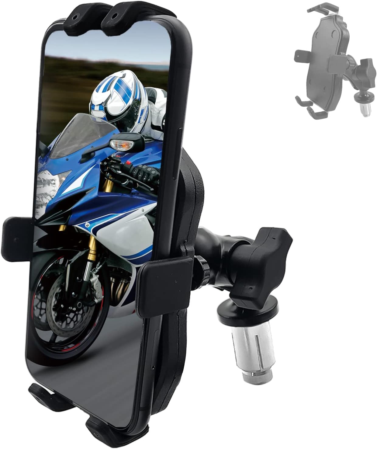 Motorcycle Honda, Kawasaki, Suzuki, Yoke 30 Nut Mount for Samsung Galaxy Note 3 (sku 36151)