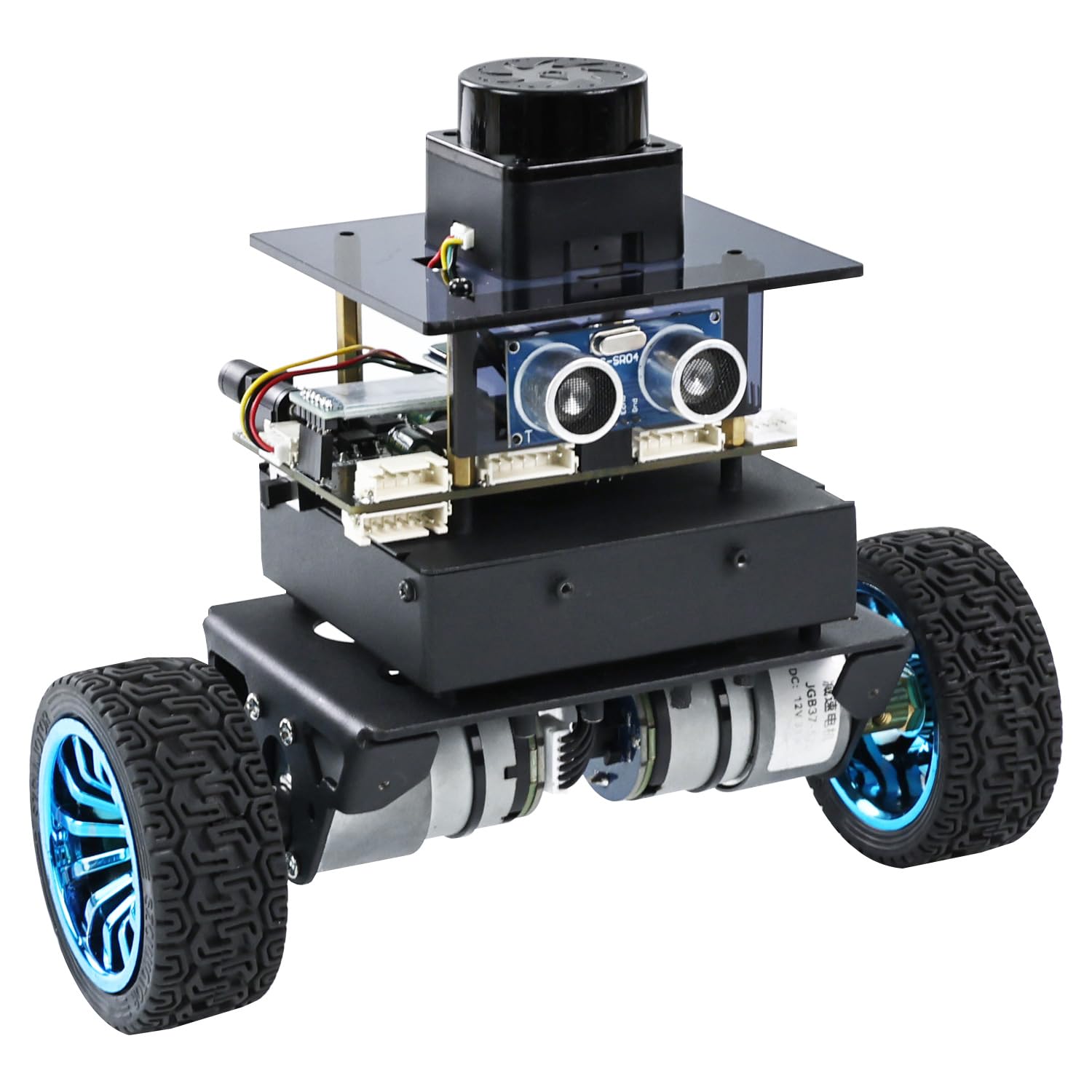 YahboomSelf-Balancing Robot STM32 Development Board Robot Chassis Kit,with Ridar, 360° Scanning Environment,STM32 Expansion Board (Lidar Kit)