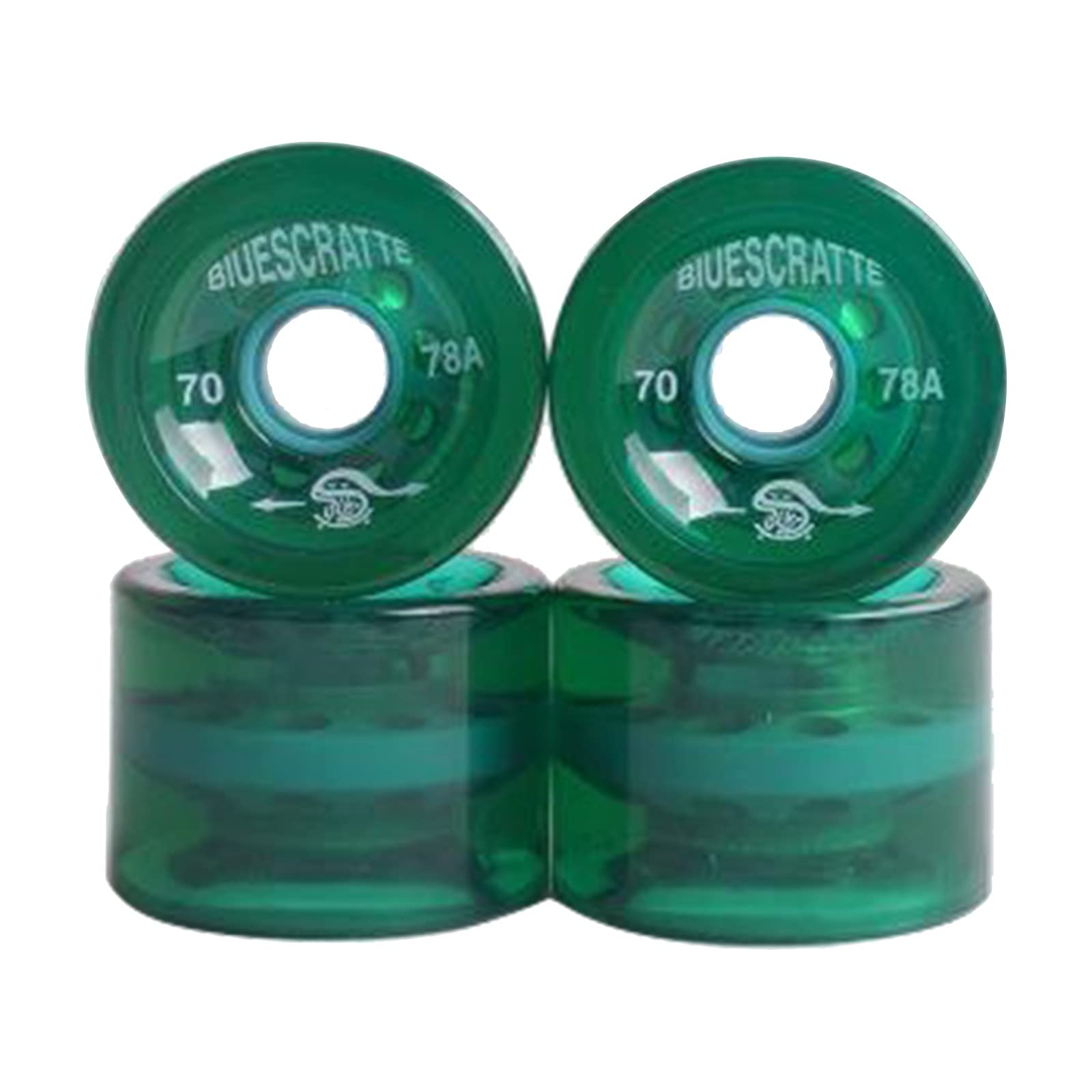 Lumineux Skateboard Roues 4 pièces/Paquet 70mm Longboard PU Roue Remplacement Planche à roulettes 78A dureté Roues croisière roulements de Roue Couverture extérieure