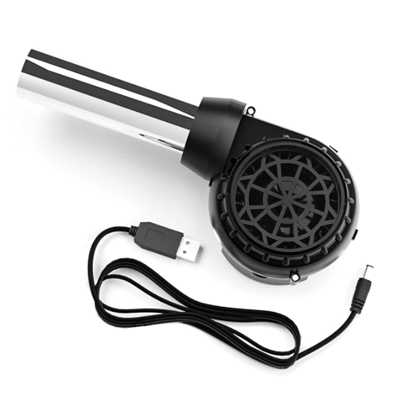 BBQ Enthusiasts Essential Air Blower, USB Chargeable Fan for Efficient Fires Ignitions Picnics Equipment