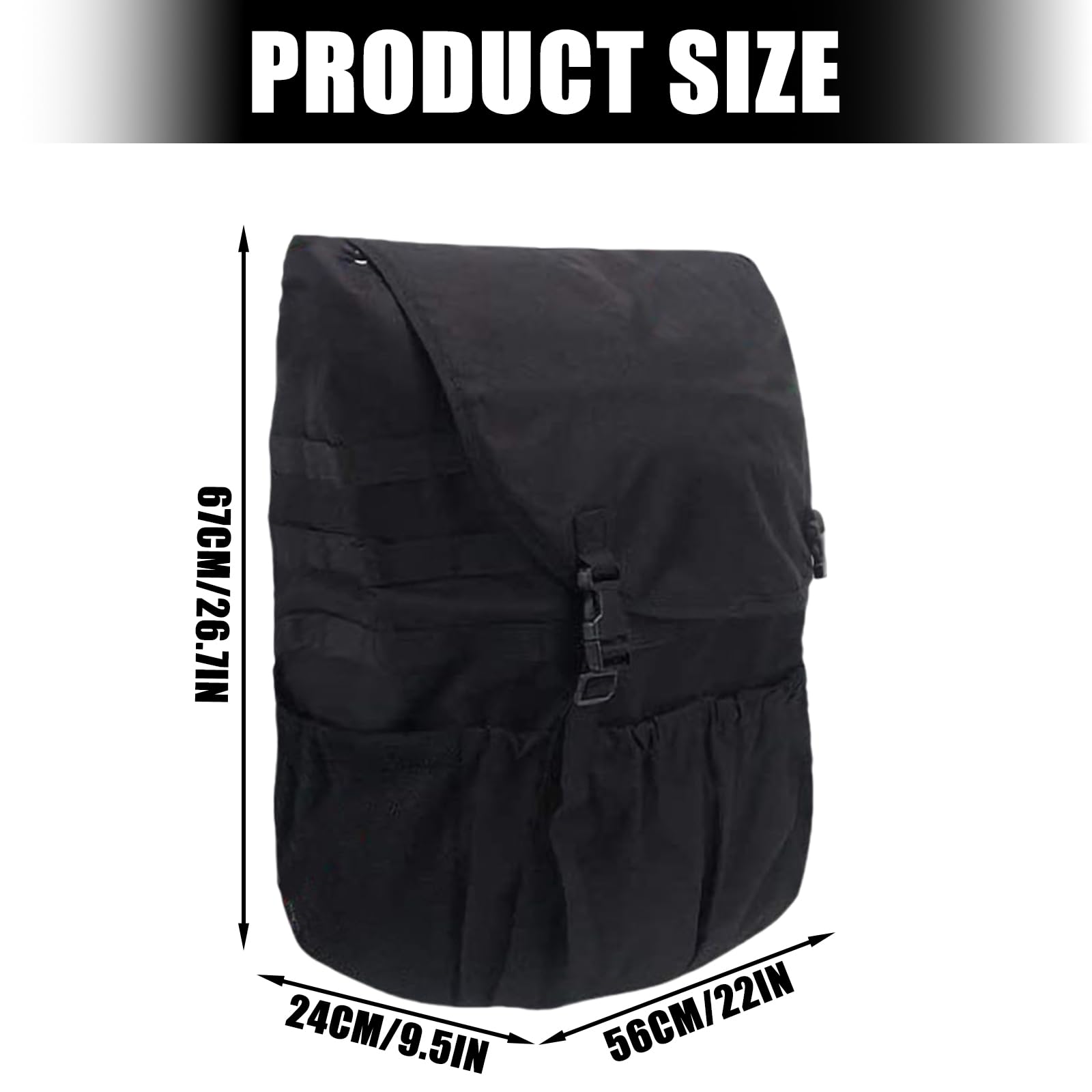 Bolsa de carga para neumáticos de repuesto para vehículos, expandible, soporte de almacenamiento para carretera y campistas, gran capacidad organiza