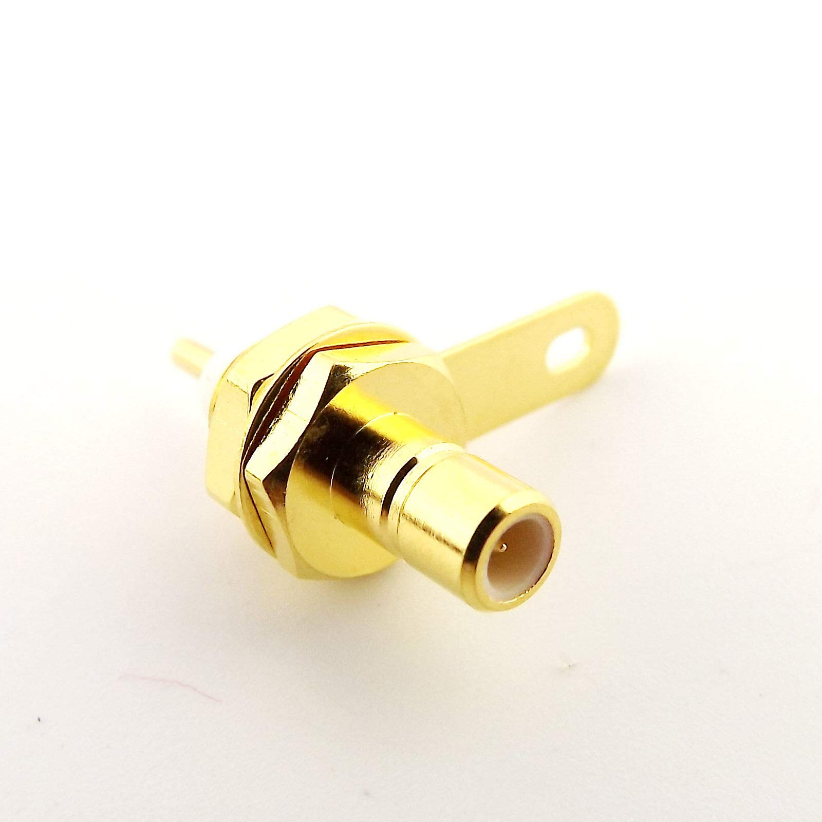 JENANI Spare Part 10x SMB Male Nut Bulkhead Panel Mount Solder Cup Contor 50ohm Jack Handle