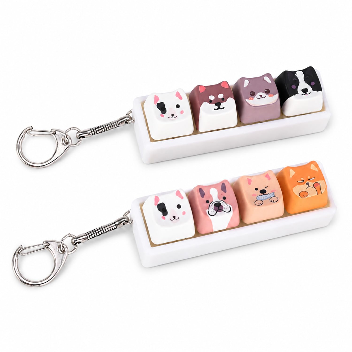 2 Pcs Dog Keyboard Fidget Toy, Mini Fidget Toys