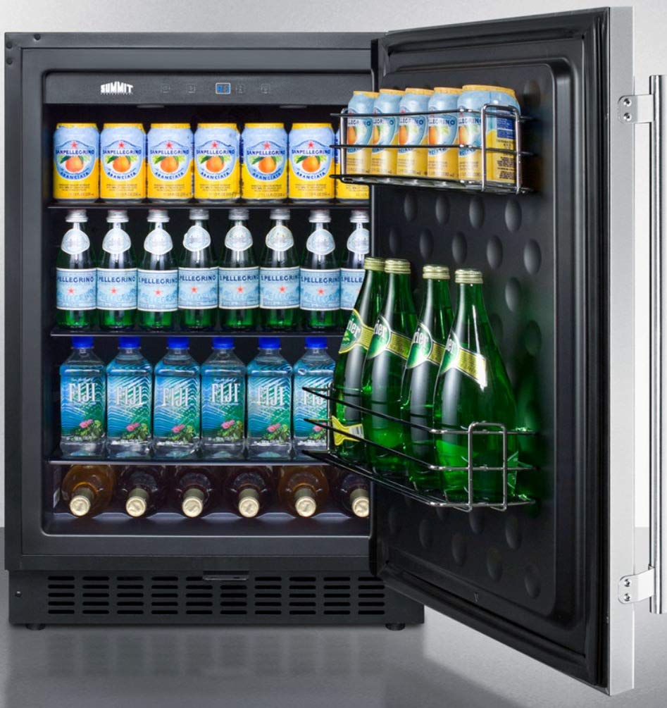 Summit FF64BCSS Wine and Beverages Refrigerator, Stainless Steel on Fridge.com