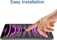 Vista 5 de JETech Protector de pantalla para iPad Pro de 11 pulgadas (modelo 2022202120202018), iPad Air 54 20222020 de 10.9 pulgadas, compatible con Face ID
