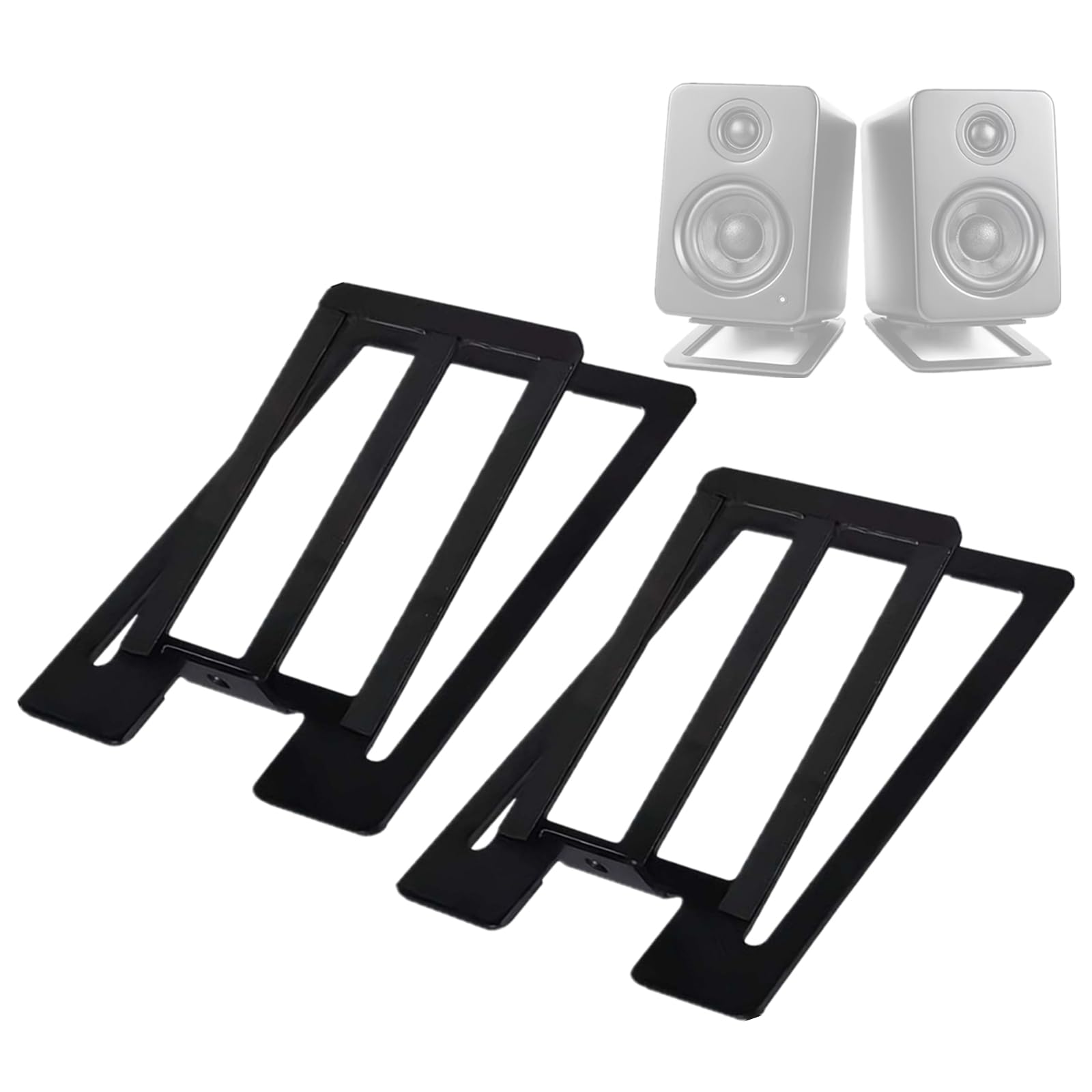 Amazon | DIANX スピーカースタンド 15度傾斜 加厚 冷間圧延鋼板 耐