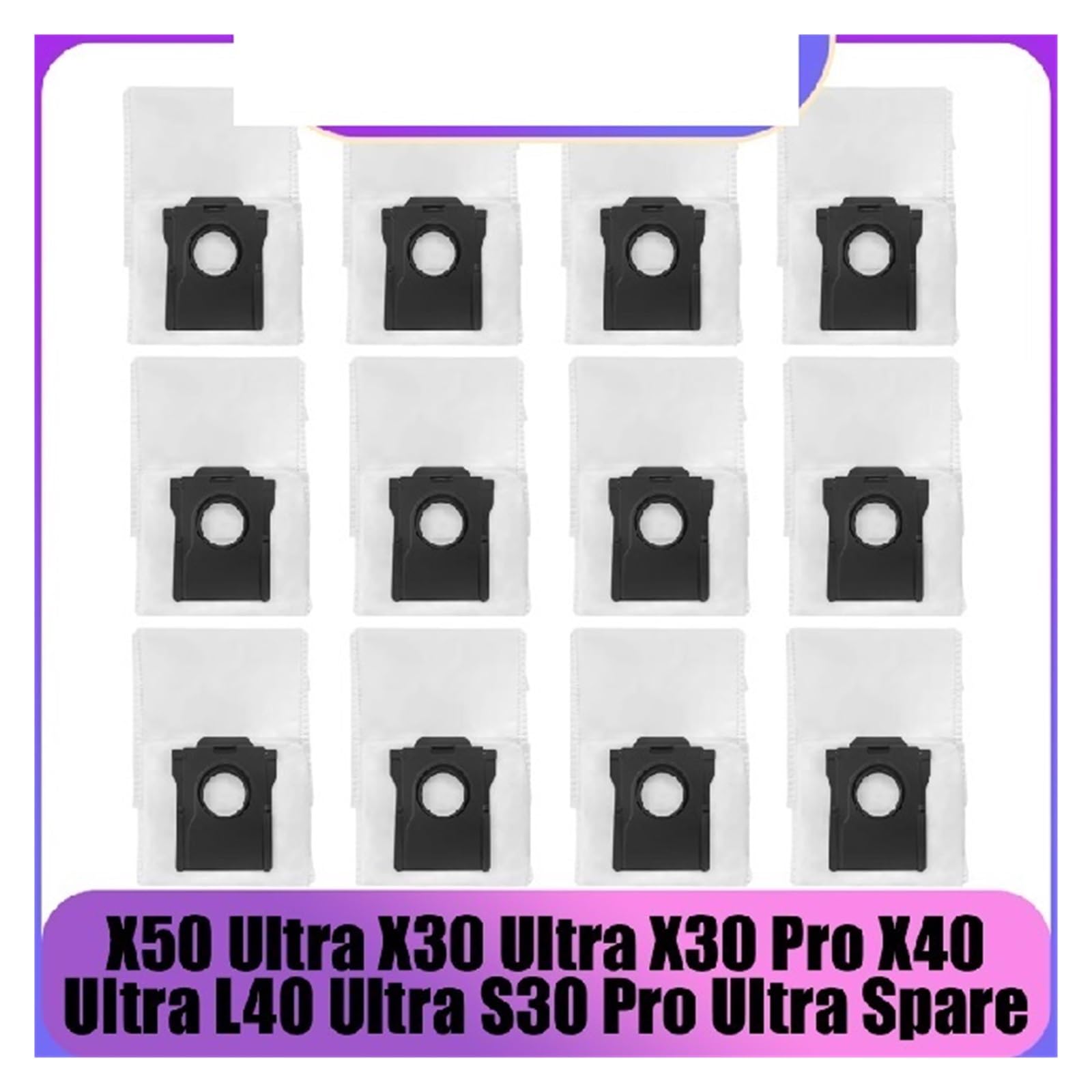 Repuesto de bolsa de polvo, compatible con Dreame, X50 Ultra X30