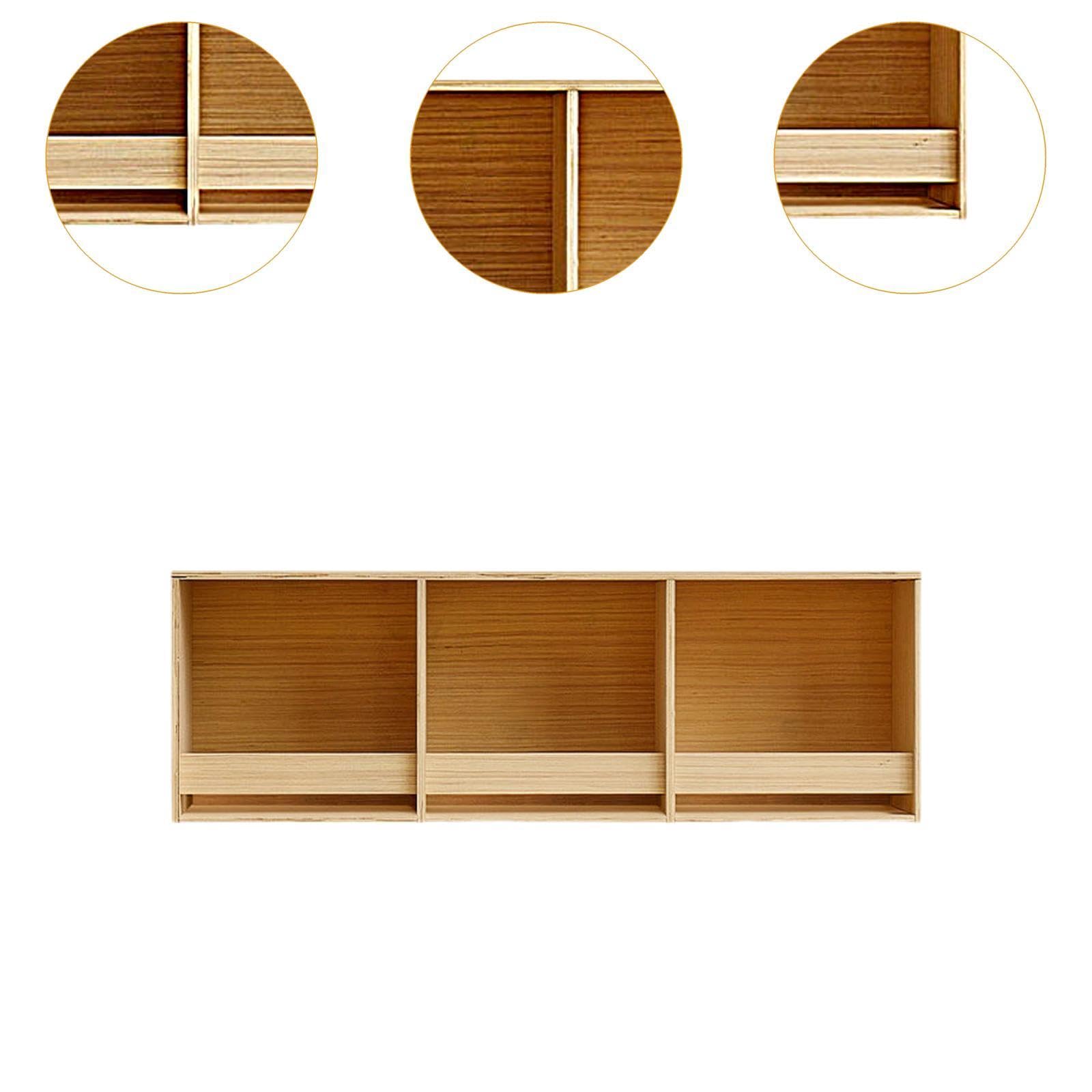 Caja de Cría de Madera para Periquitos, Comedero para Pájaros, Nido de Madera para Palomas, Pinzones, Canarios Y Periquitos, 3 Cuadrículas de 90 Cm X 30 Cm