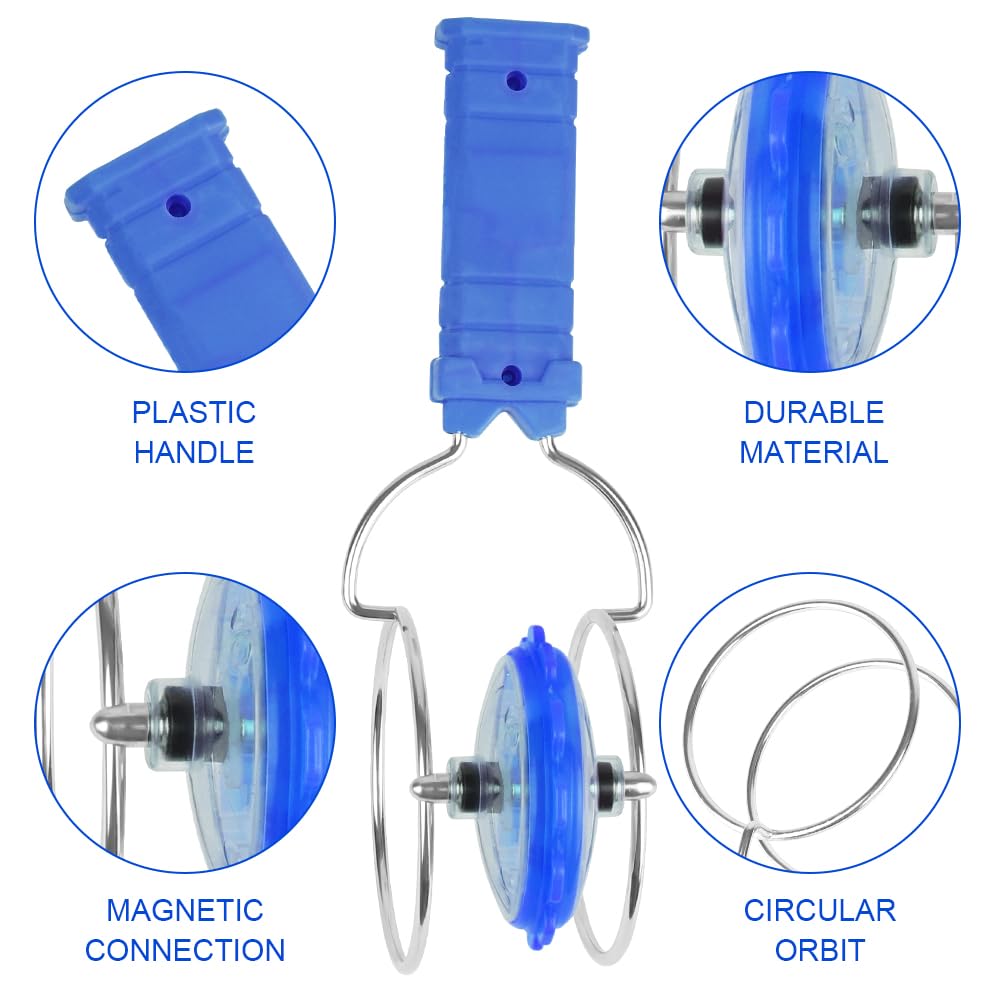 Jouet Gyroscopique Magnétique Lumineux - Roue Défiant La