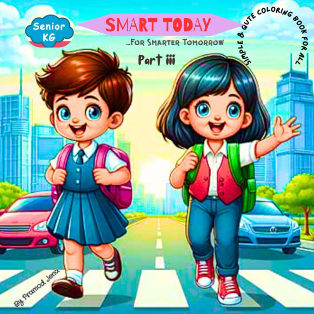 SMART TODAY: SIMPLE & CUTE COLORING BOOK