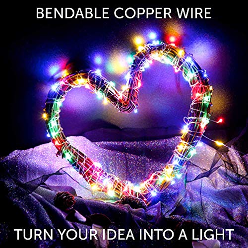Image of MANSAA M14 Solar Powered LED String Lights | 5 Meter 50 LEDs | Multicolor | Solar Powered | Outdoor Decoration | Automatic ON-Off