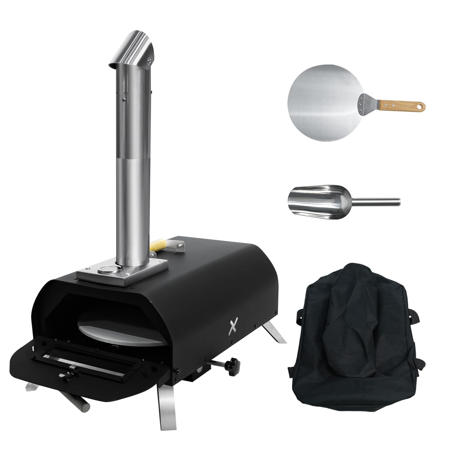 Amazon.co.jp: ポータブル ピザ窯 小型 軽量 BBQ バーベキュー可用