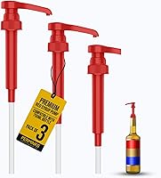 Vista 9 de Bomba de jarabe premium compatible con botella Torani de 750 ml, jarabes Davinci - Dispensador de bomba de jarabe sin derrame ni obstrucción